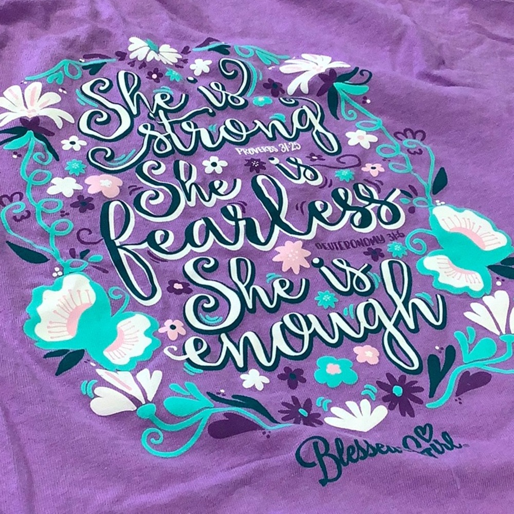 New bible shirt blessed girl